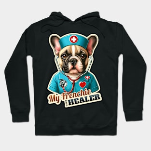 Doctor french bulldog Hoodie